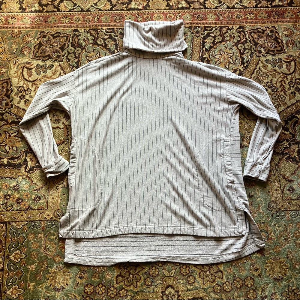 Shannon Passero Pin-Striped Turtleneck
